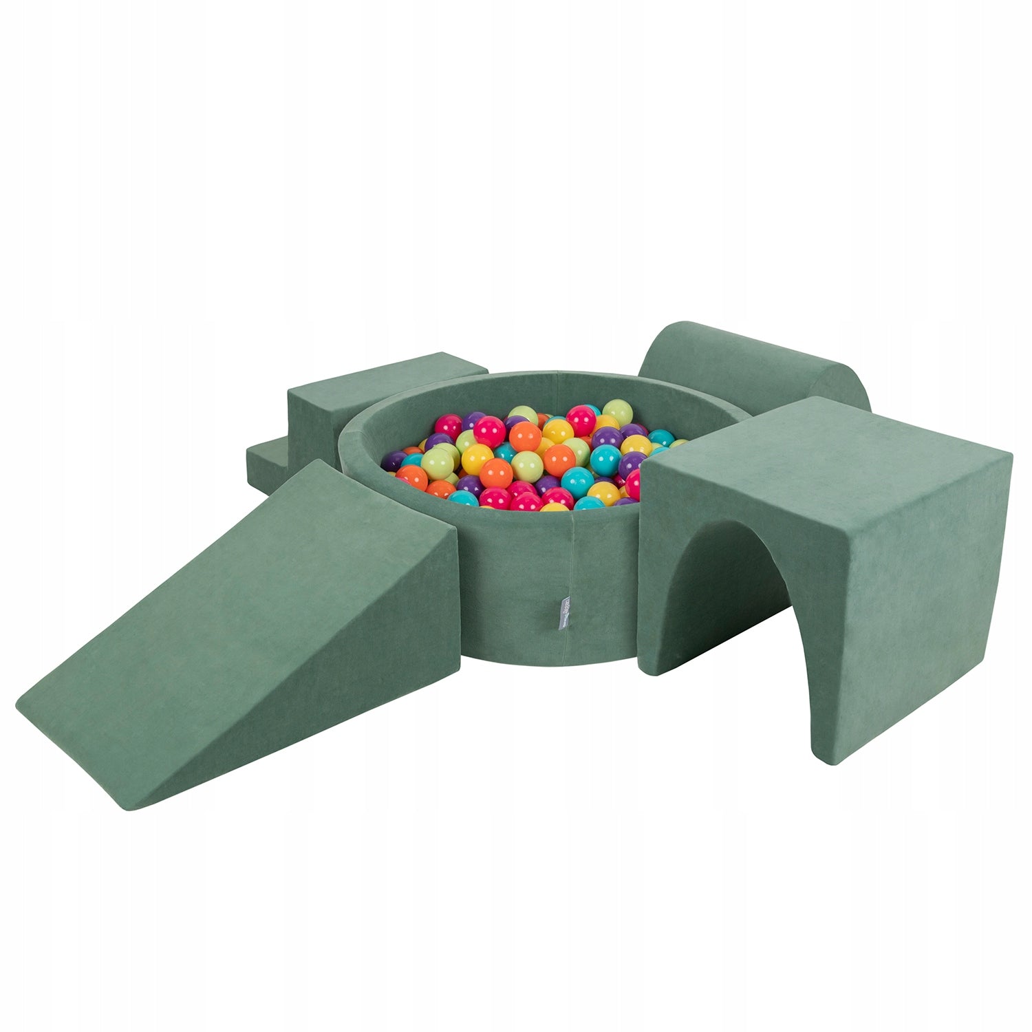KiddyMoon Foam square toys velour 300 balls