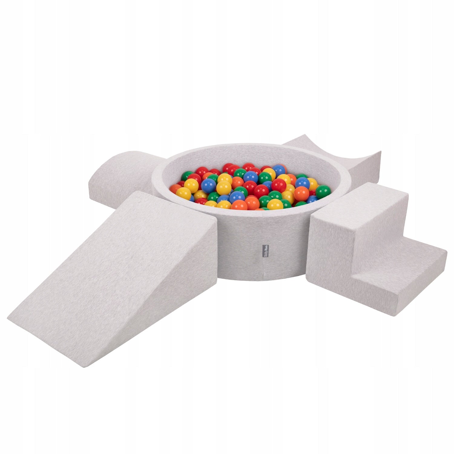 KiddyMoon PPZP-OK30D-115 Foam Set Square Toys FOR CHILDREN 200 balls Kid's age 12+ months