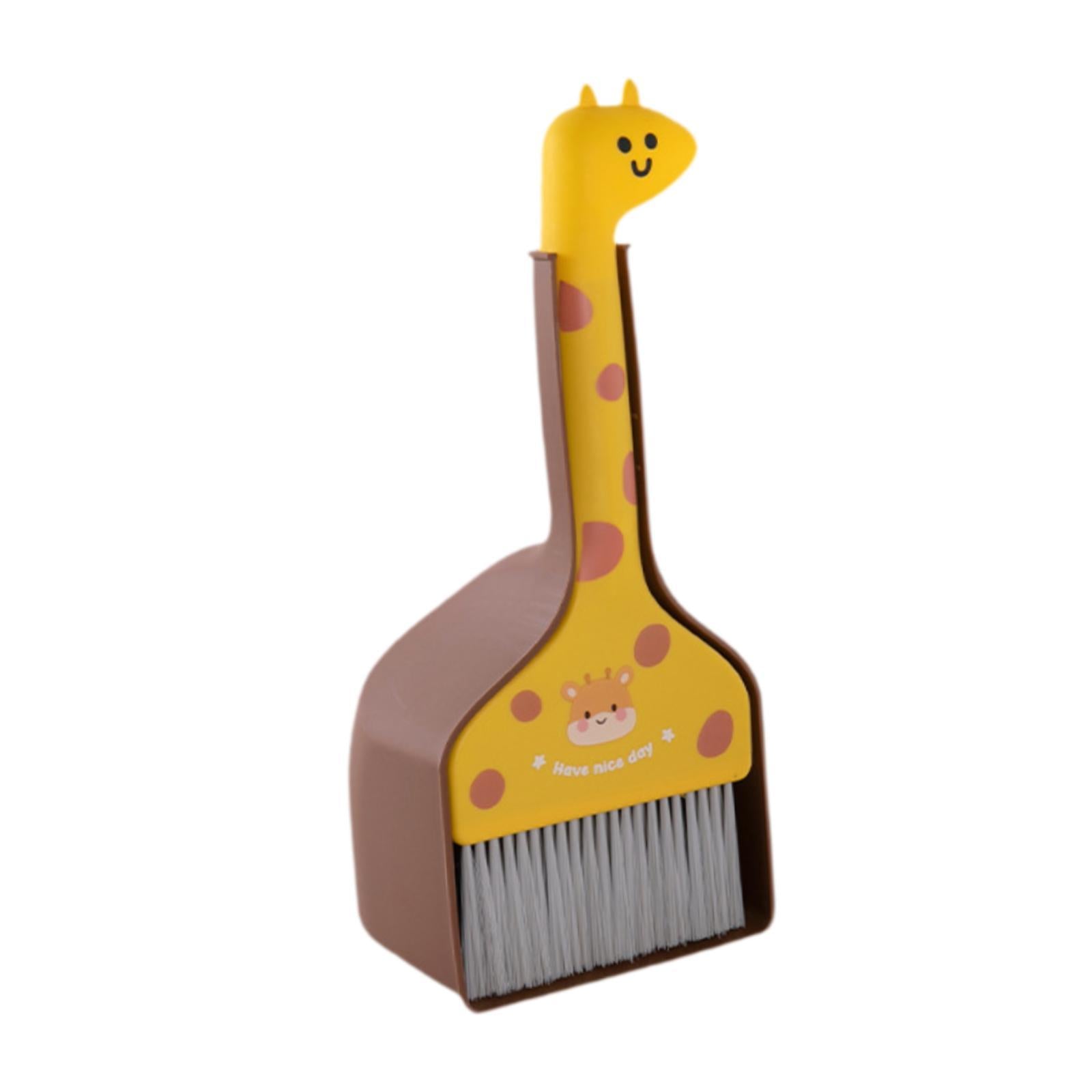 Kids Broom and Dustpan Set Mini Broom with Dustpan for Girls Boys Brown Brand no brand