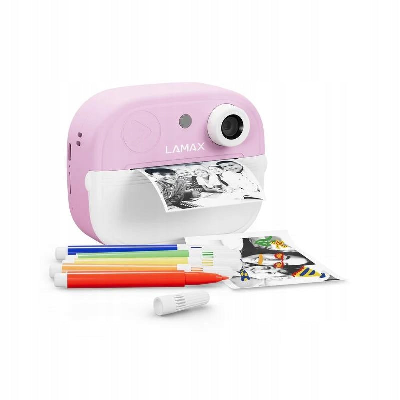 Kids Camera LAMAX Instakid2 Play Pink FullHD 48Mpx microSD Packaging status original