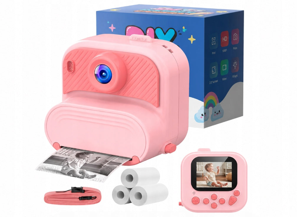Kids Camera for Instant HD 1080P Printing