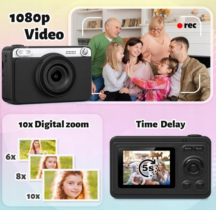 Kids Camera for Instant Prints, 1080P , 32GB Manufacturer code APARAT FOTOGRAFICZNY NATYCHMIASTOWY
