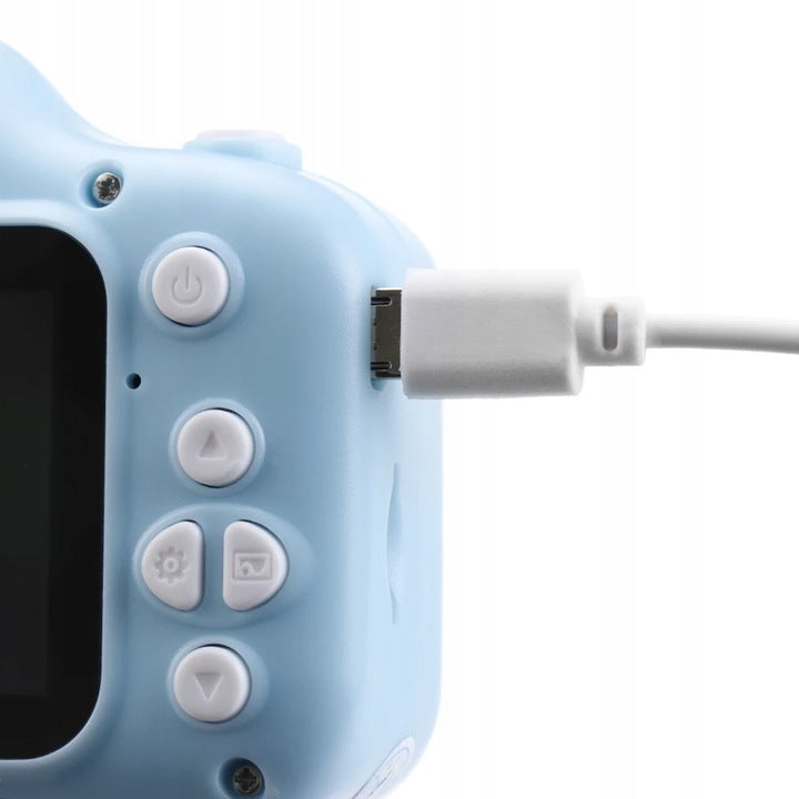 Kids Digital Camera 16GB Memory Games Full HD 1080P Color blue