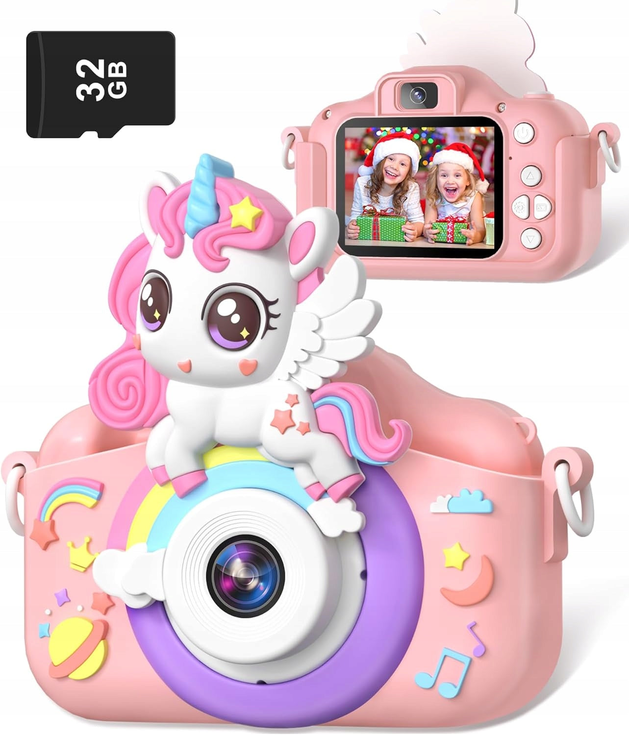 Kids Digital Camera Gontence 1080p HD 2" SD Card 32GB EAN (GTIN) 0717623355409