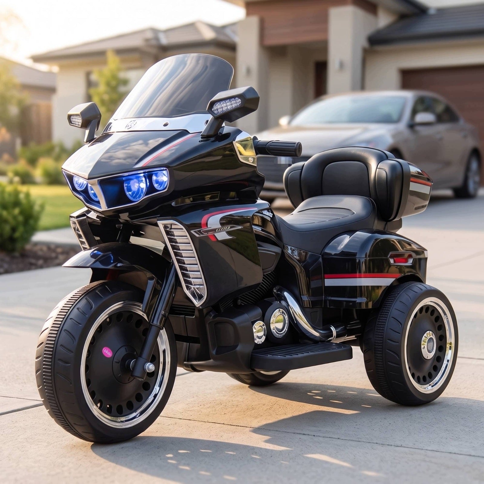 Kids Electric Motorcycle 12V Kids Ride-on Toy Motorcycle Twin Drive Brand no brand