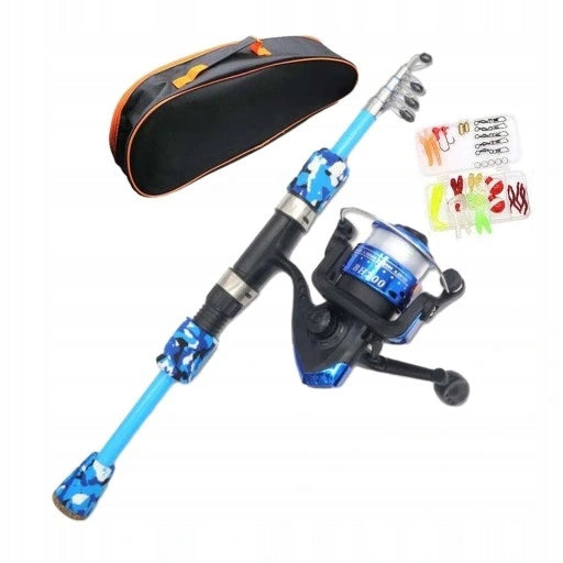 Kids Fishing Rod Set with Fishing Reel Kid Fishing Pole and Tack