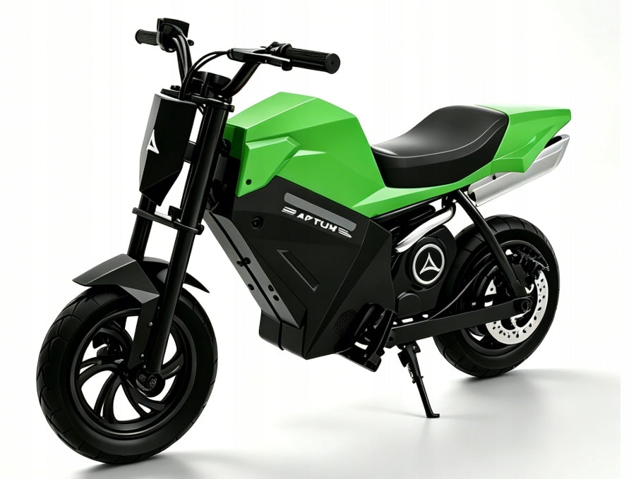 Kids Motorcycles Electric 250W 16KM/H 4AH 12.5" LED Wheels green