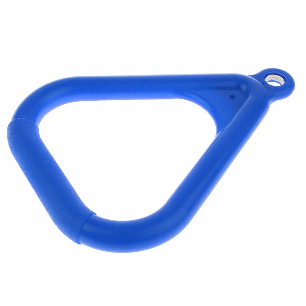 Kids Outdoor Swing Bar Rings, Backyard Gymnastic Rings Porch Blue