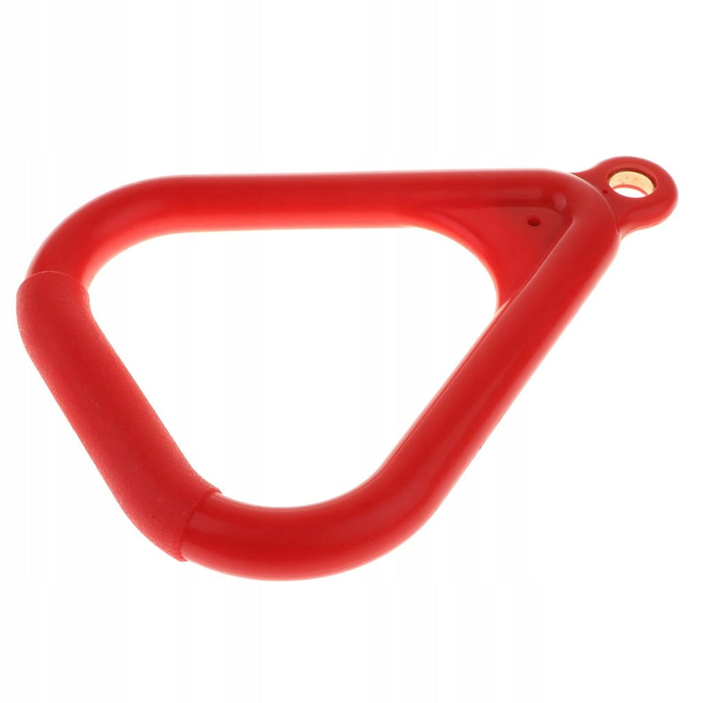 Kids Outdoor Swing Bar Rings, Backyard Gymnastic Rings Porch Red