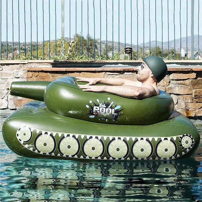 Kids Pool Floaties Pool Tank with Water Cannon Gun 110 cm Brand no brand
