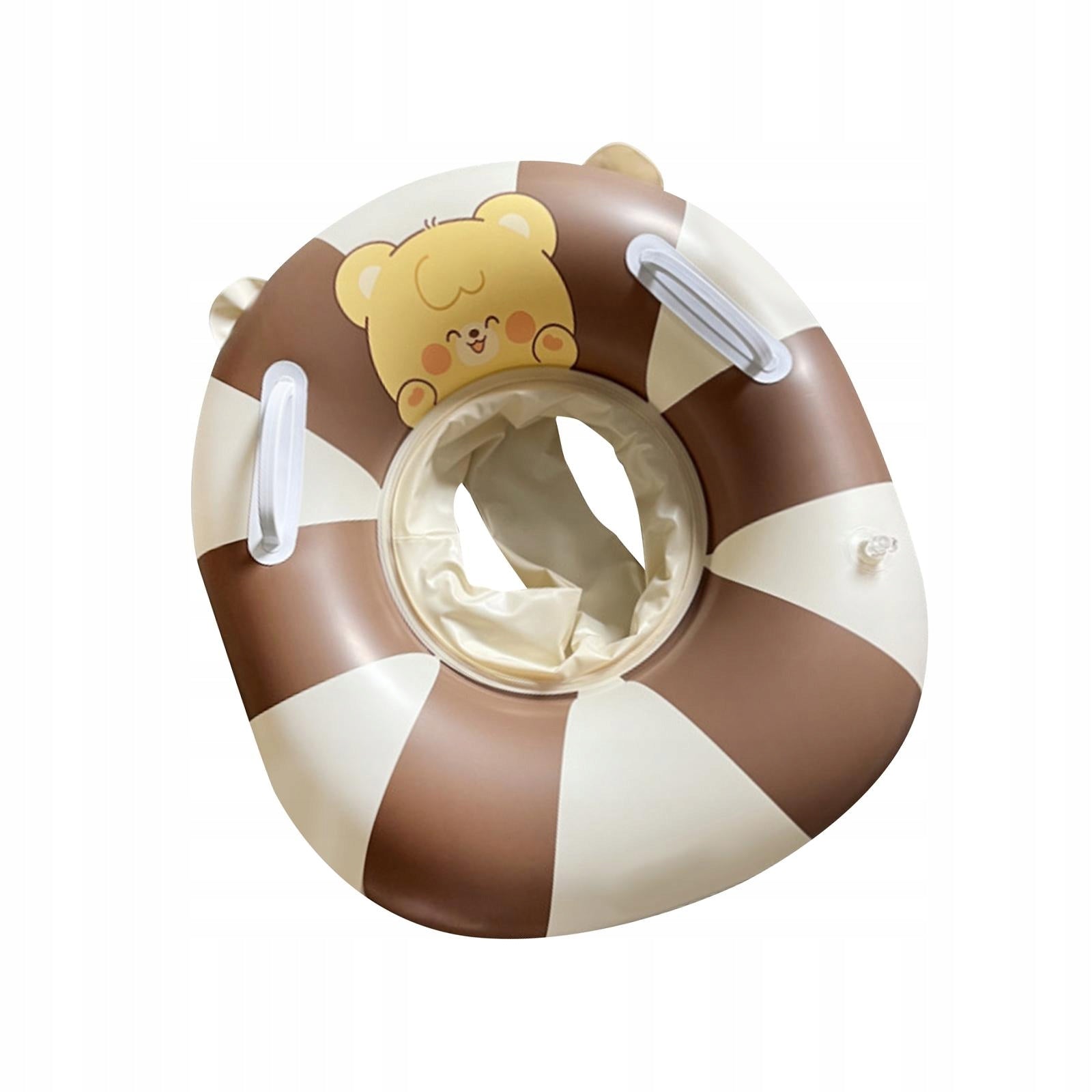 Kids Swimming Rings Summer Swimming Circle Float Cute Infant Brown Model inna