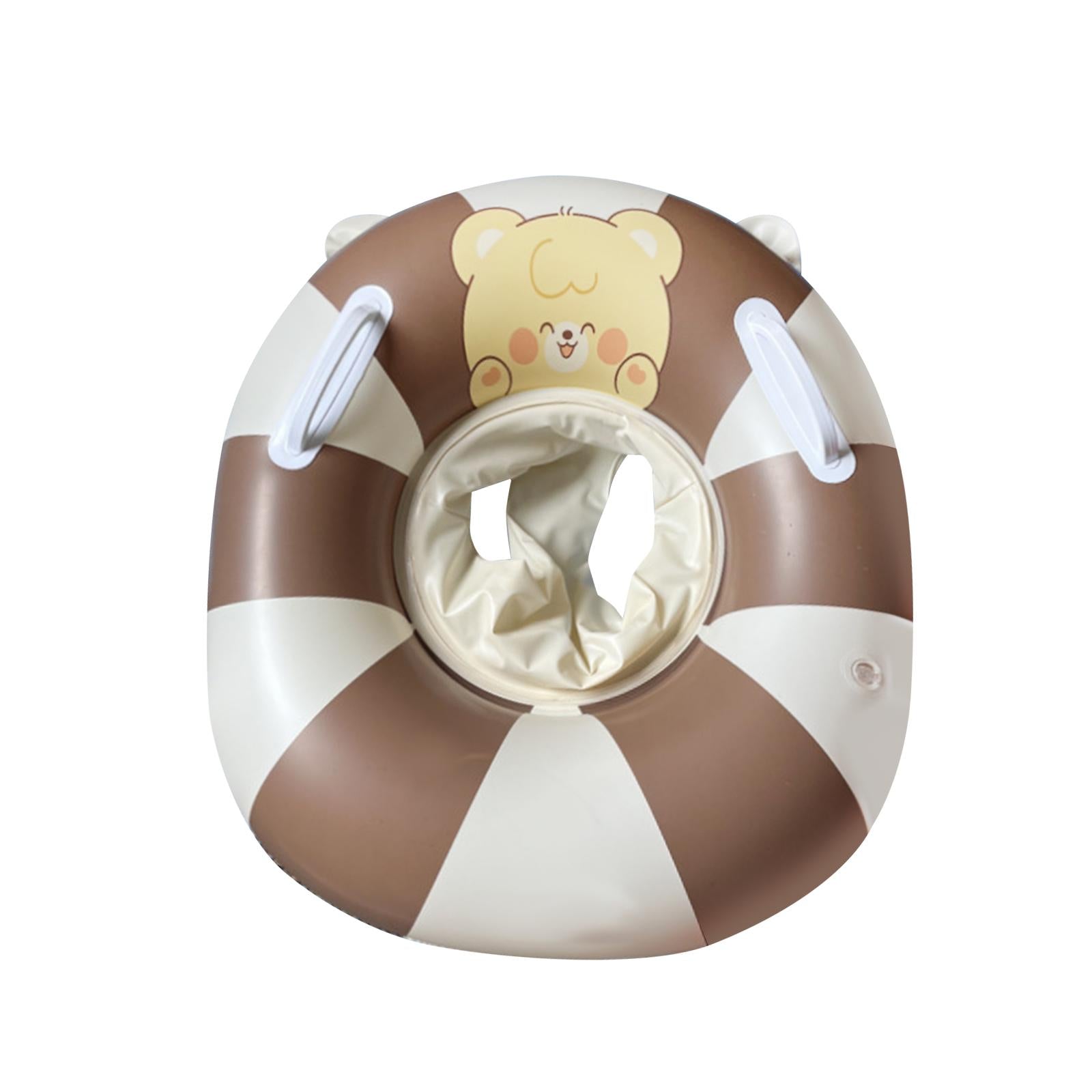Kids Swimming Rings Summer Swimming Circle Float Cute Infant Brown