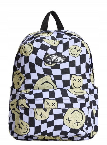 Kids backpack Vans Old Skool Grom - checkerboard black / white