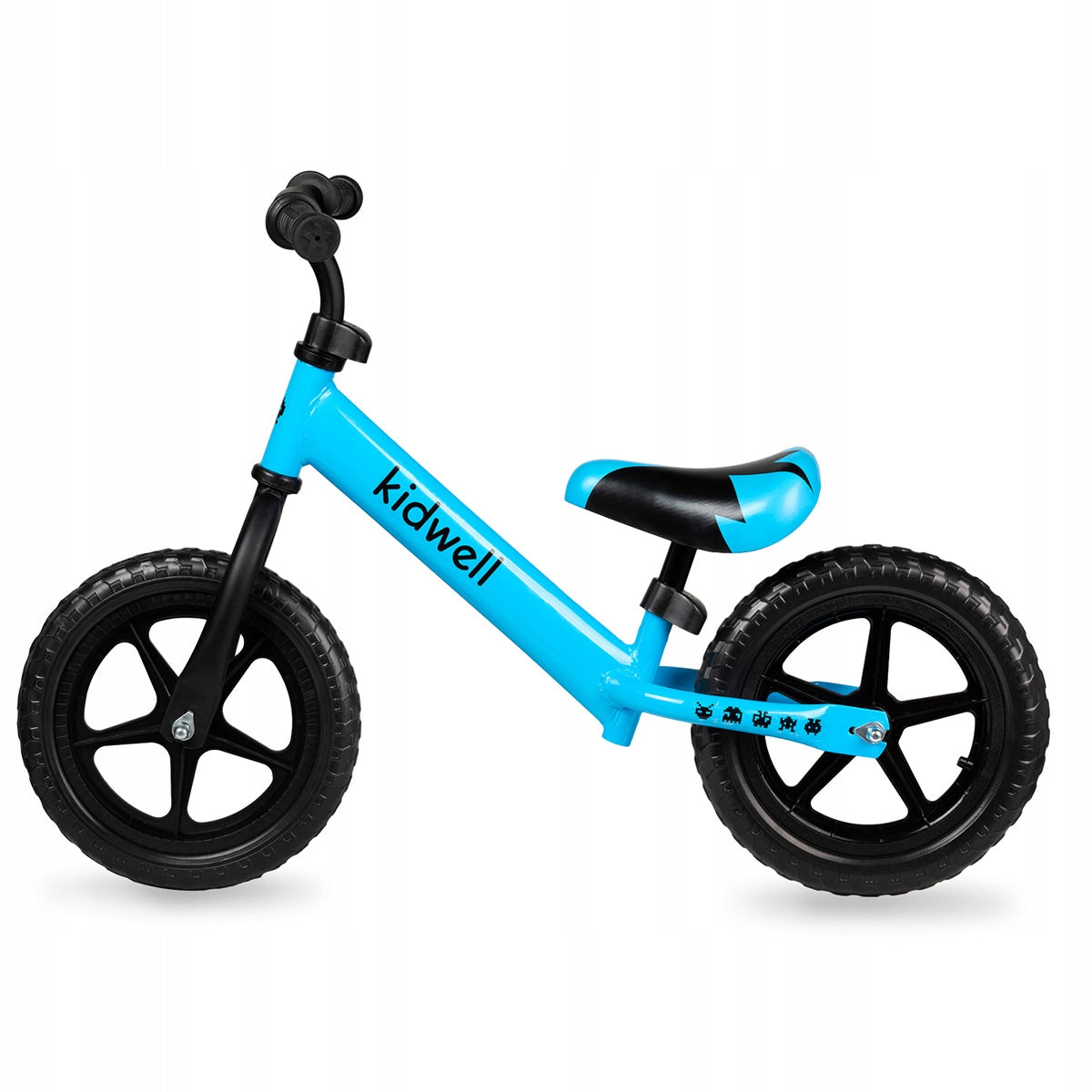 Kidwell BALANCE BIKE REBEL WHEELS 12" LIGHTWEIGHT ADJUSTABLE Blue Brand Kidwell