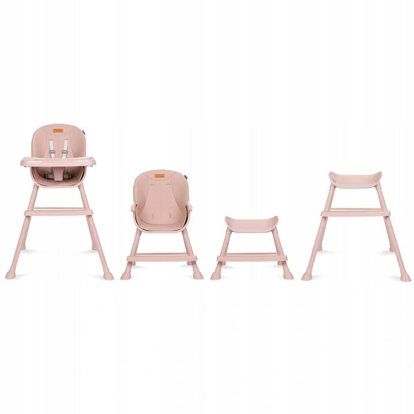 Kidwell Eatan Highchair 4in1 Pink Brand Kidwell