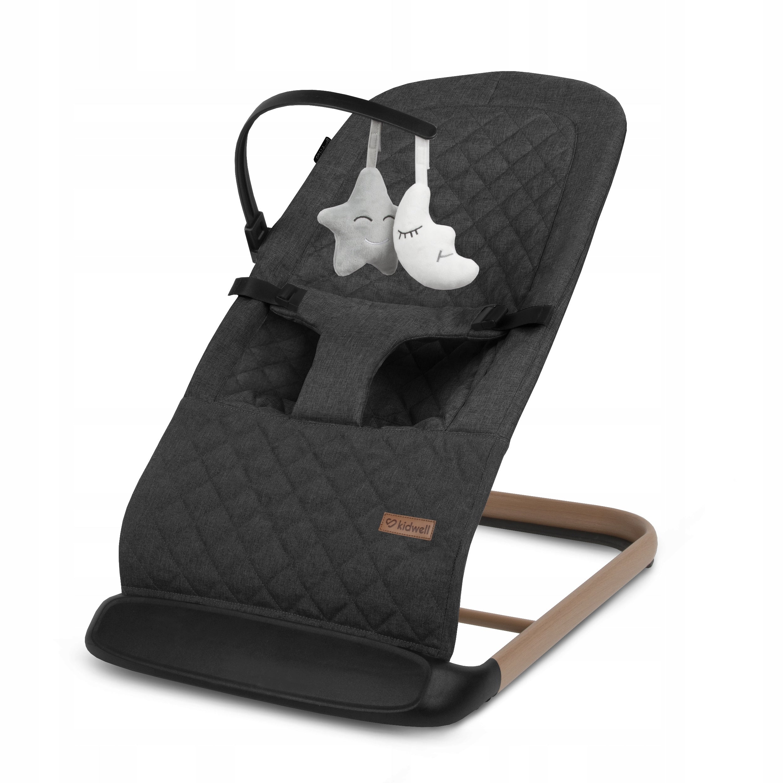 Kidwell LARO rocker lounger Black wood Brand Kidwell