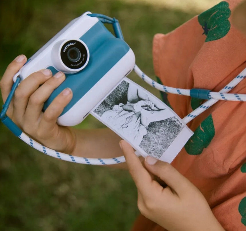 Kidywolf - Camera with K-PRINT printer, blue Packaging status original