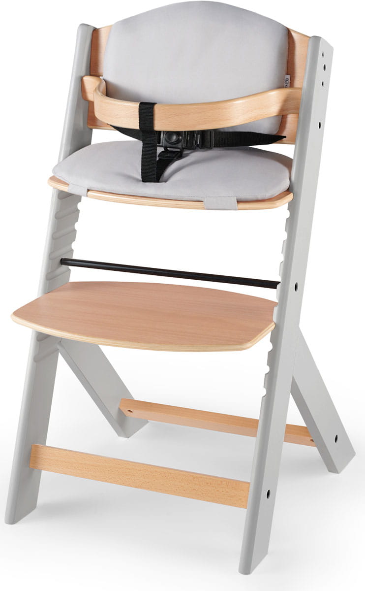 Kinderkraft Enock Feeding Chair 3in1 With Pillow | Grey Wood Pillow Manufacturer code KHENOC0PGRY0000