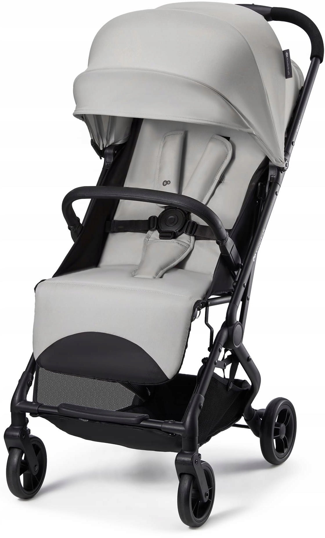 Kinderkraft Indy 3 - light stroller | Urban Grey Color shades of gray and silver