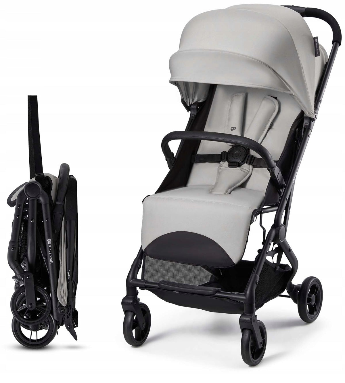 Kinderkraft Indy 3 - light stroller | Urban Grey