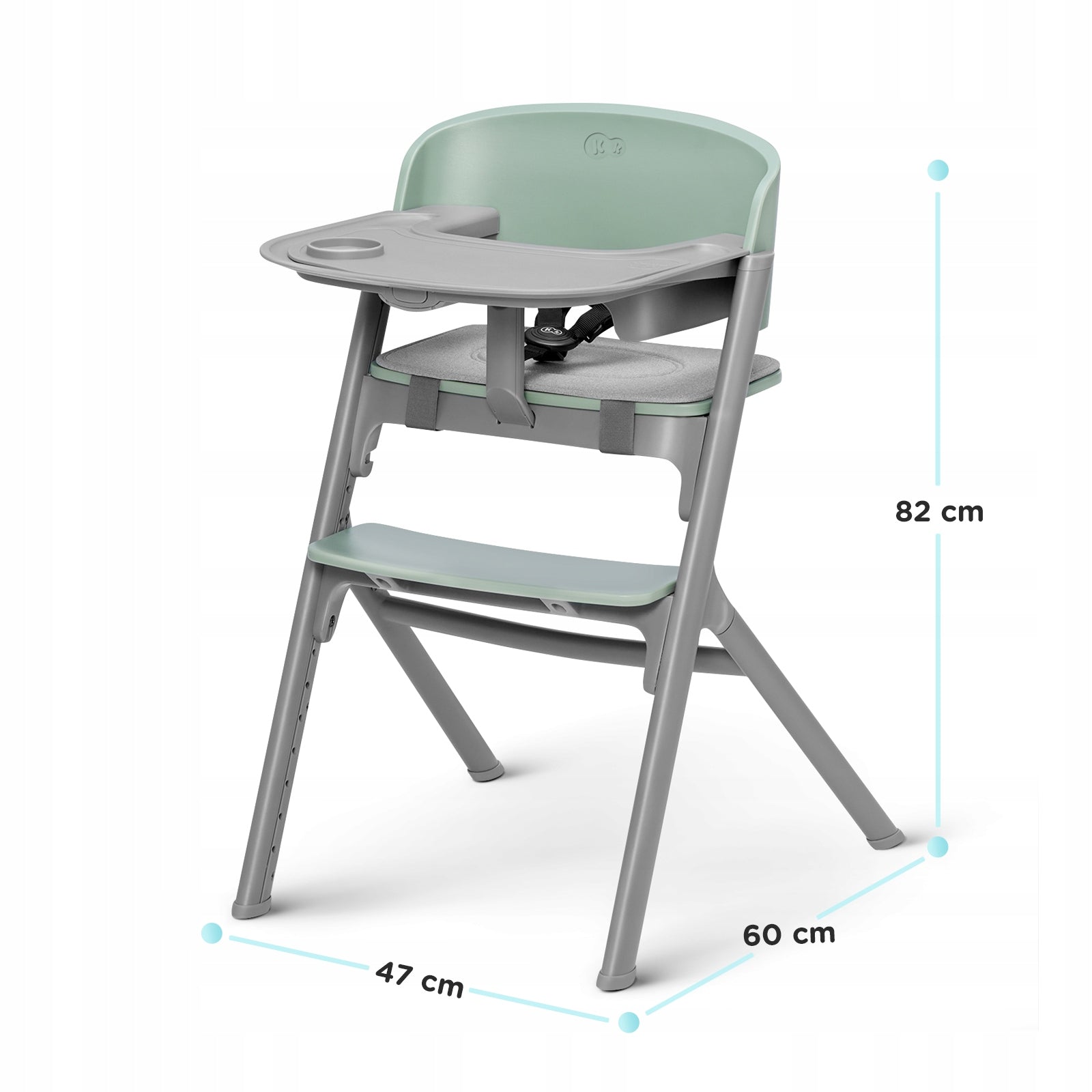 Kinderkraft LIVY Olive Green high chair Brand Kinderkraft