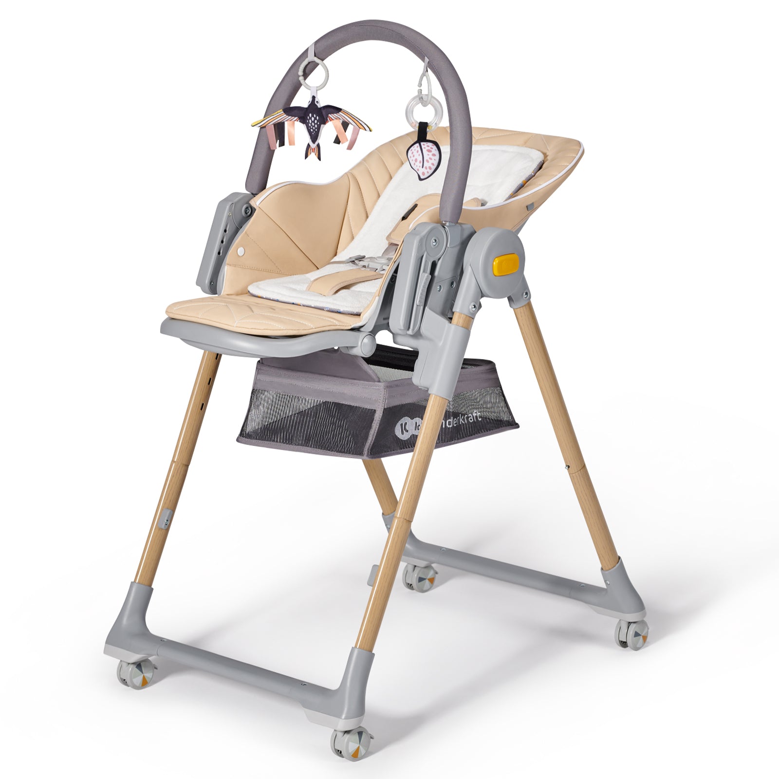 Kinderkraft Lastree 2in1 high chair for feeding loungers Brand Kinderkraft