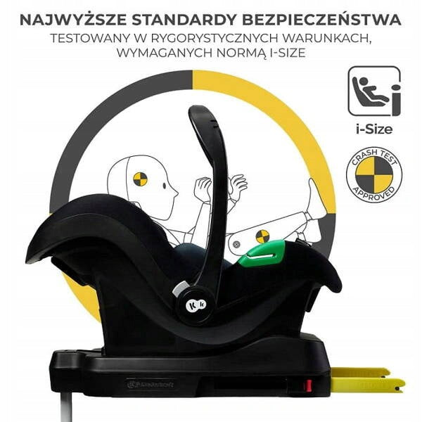 Kinderkraft Mink PRO i-Size 40-75 Car Seat with Mink FX Black Base Weight category 0-13 kg