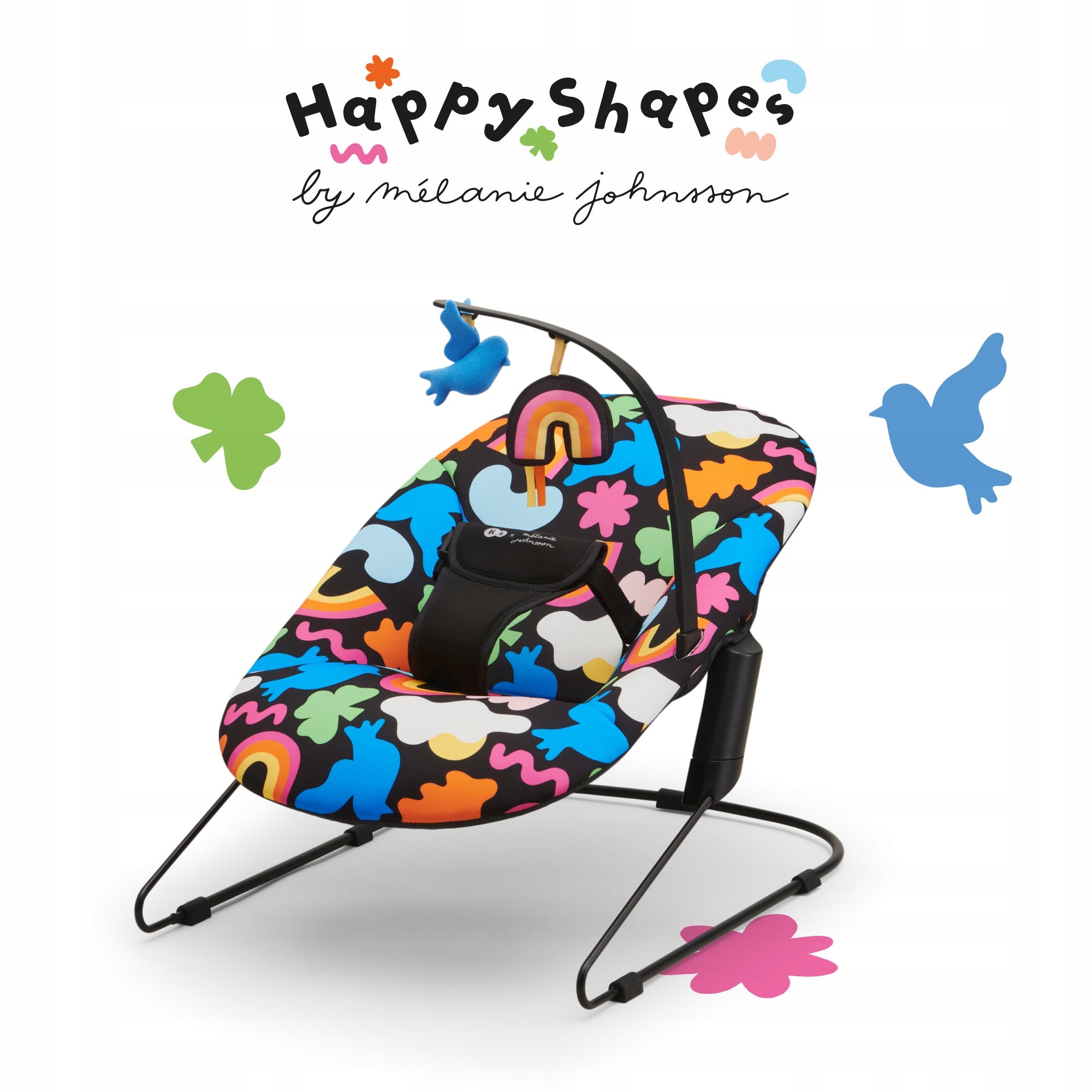 Kinderkraft Rocking chair light ergonomic CALMEE Happy Shapes Manufacturer code KBCALM00HAP0000