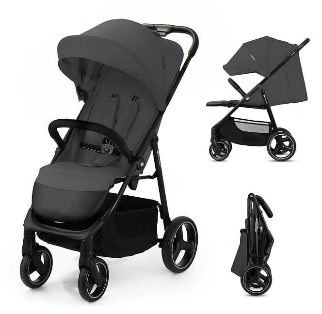 Kinderkraft Trig 3 Stroller For Baby Up To 22 kg | Granite Grey