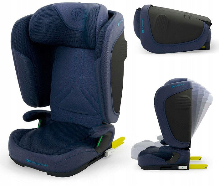 Kinderkraft Unity 2 - Car Seat 15-36 kg Adjustable Backrest Navy