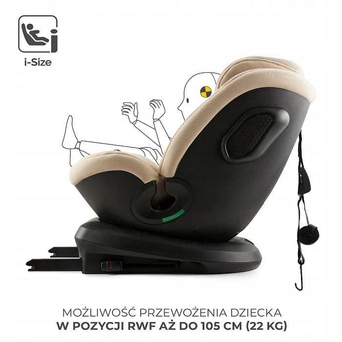 Kinderkraft Xpedition 3 i-Size Isofix 0-36 kg Rotating Car Seat Manufacturer code KCXPED03GRY0000