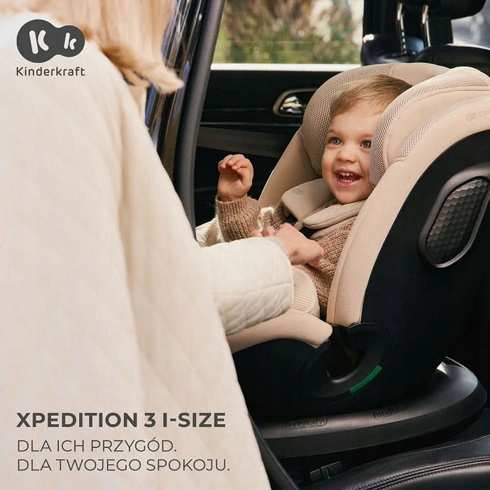 Kinderkraft Xpedition 3 i-Size Isofix 0-36 kg Rotating Car Seat Packaging status original