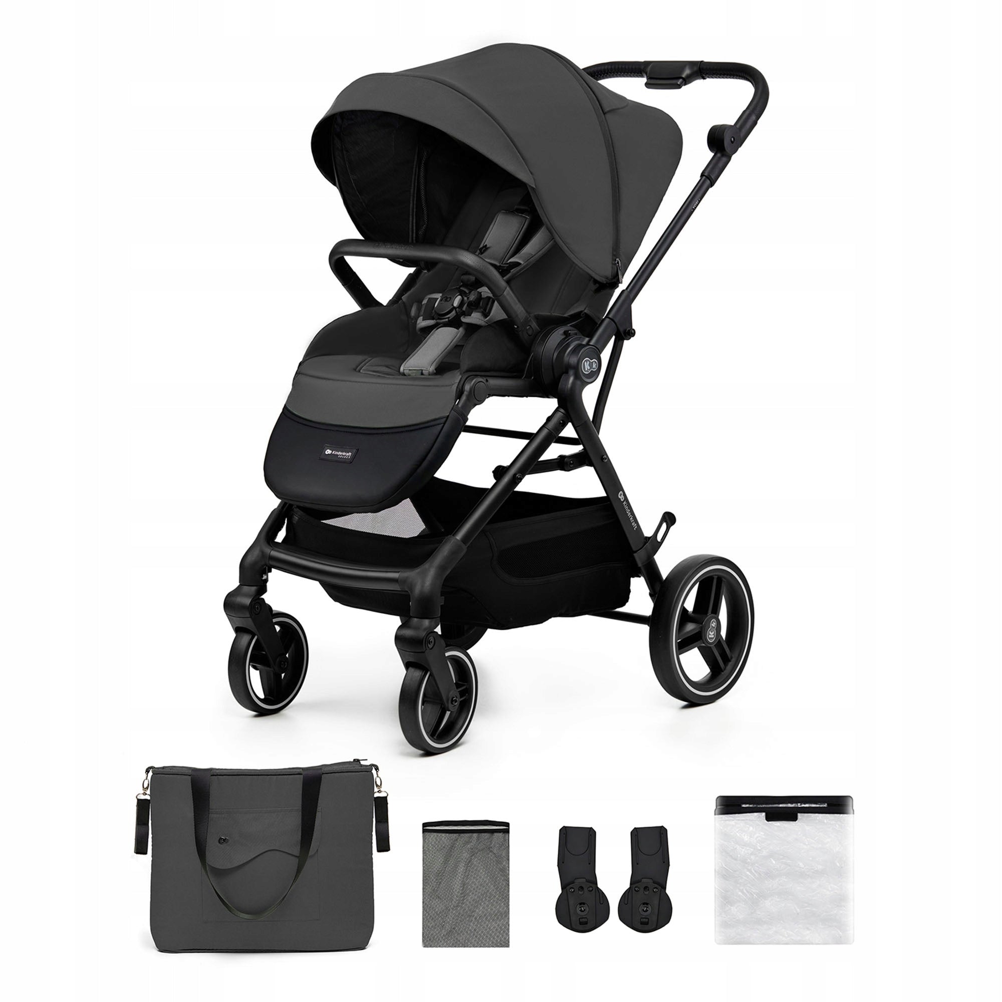 Kinderkraft YOXI Grey stroller up to 22 kg