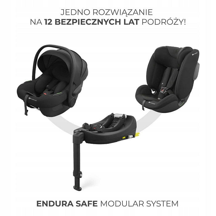 Kinderkraft i-Lite - Car seat 40-87 cm ~0-13 kg Set with base Manufacturer code KCILENFXBLK2000