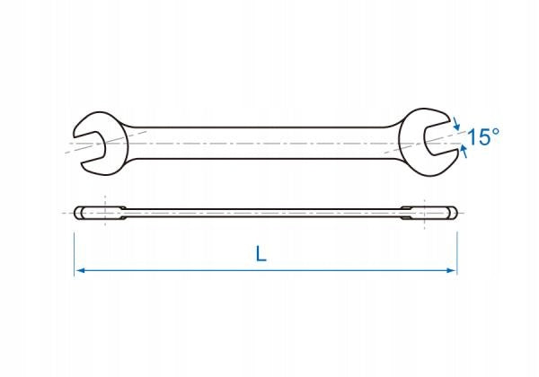 King Tony FLAT WRENCH size 13 x 14mm 19001314 Brand King Tony