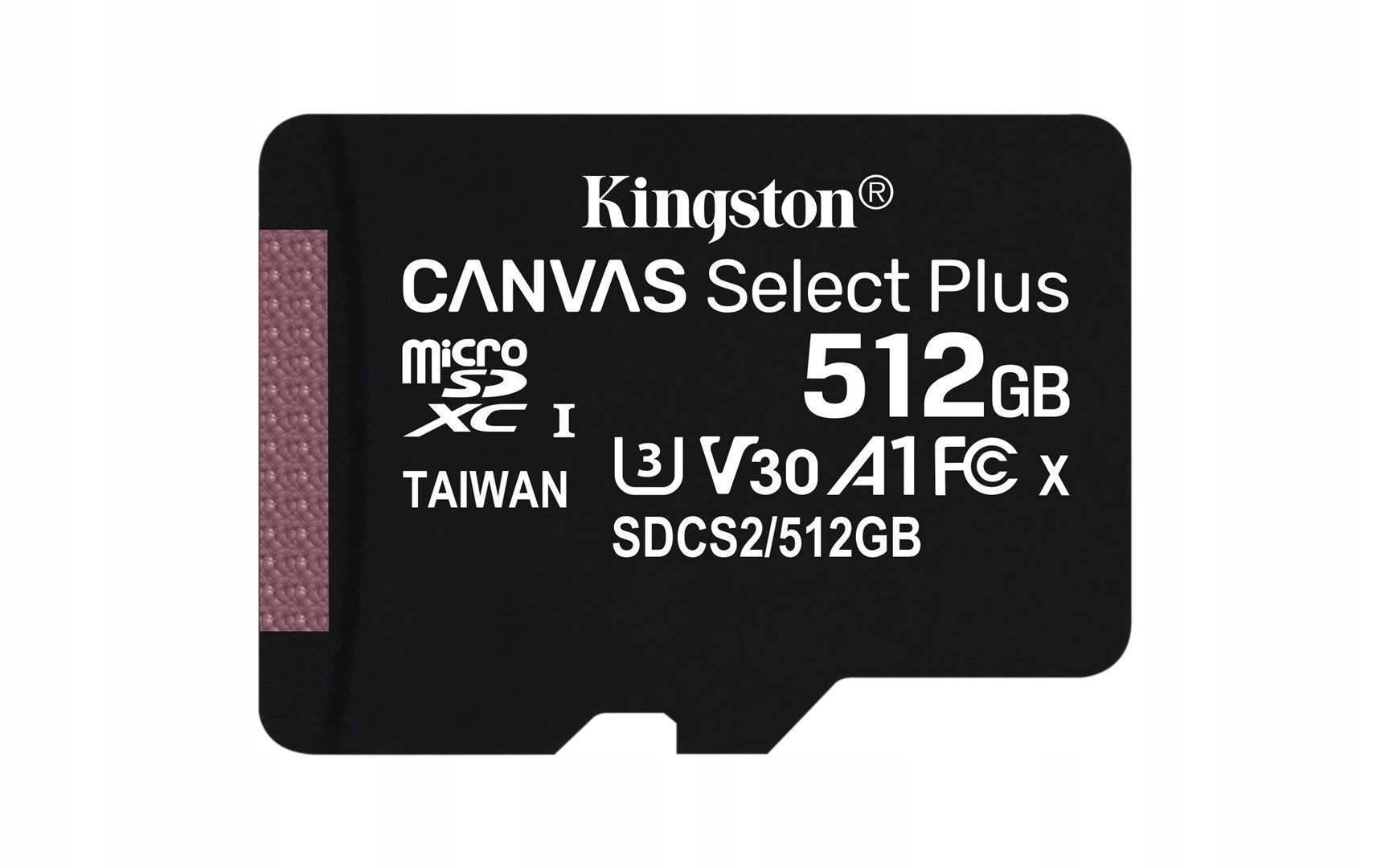Kingston Canvas Select+ SDCS2/512GB 512GB Class 10 UHS U3 V30 memory card