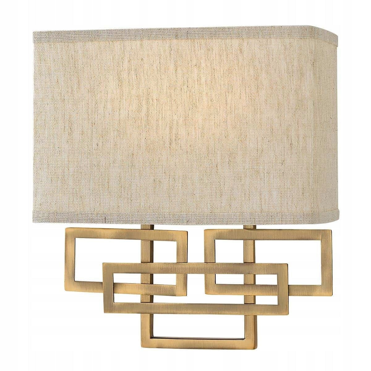 Sieninis šviestuvas Elstead Lighting Lanza HK-LANZA2-BR
