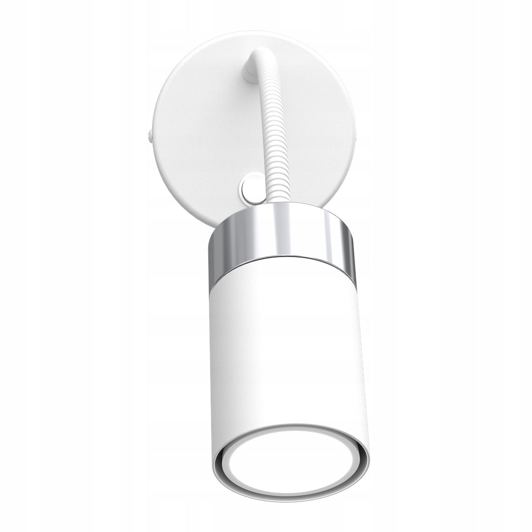 Milagro Wandleuchte Flex JOKER WEISS CHROM 1xGU10