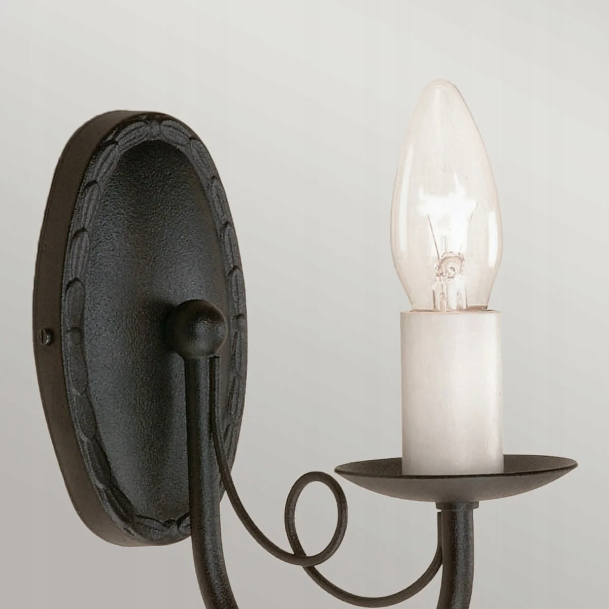 Sieninis šviestuvas Elstead Lighting Minster MN1-BLACK