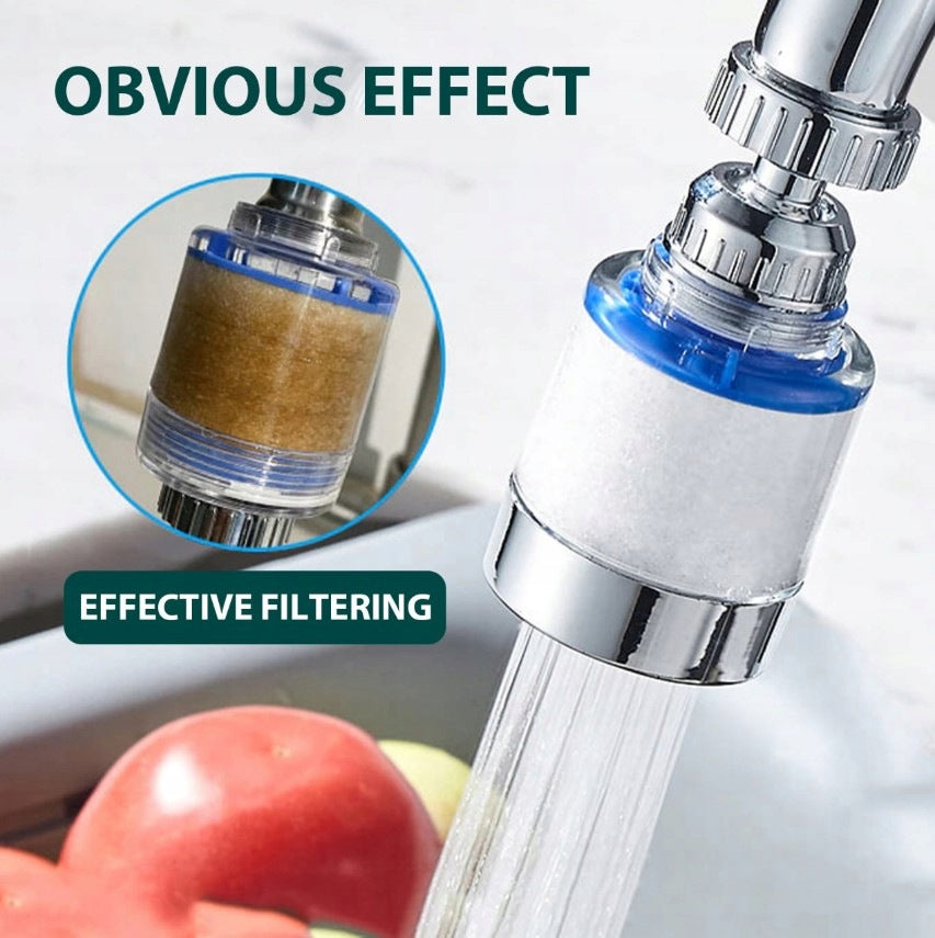 Kitchen Faucet Water Filter Rotary + 2 Replacement Filter Cartridges Manufacturer code 160021