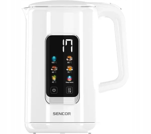 Kitchen Kettle Sencor SWK 0950WH 1,7L 2200W Temperature Control White
