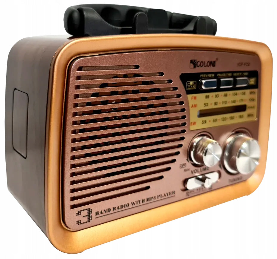 Kitchen Radio Retro Am Fm Portable microSD Bluetooth 1200mAh Packaging status original