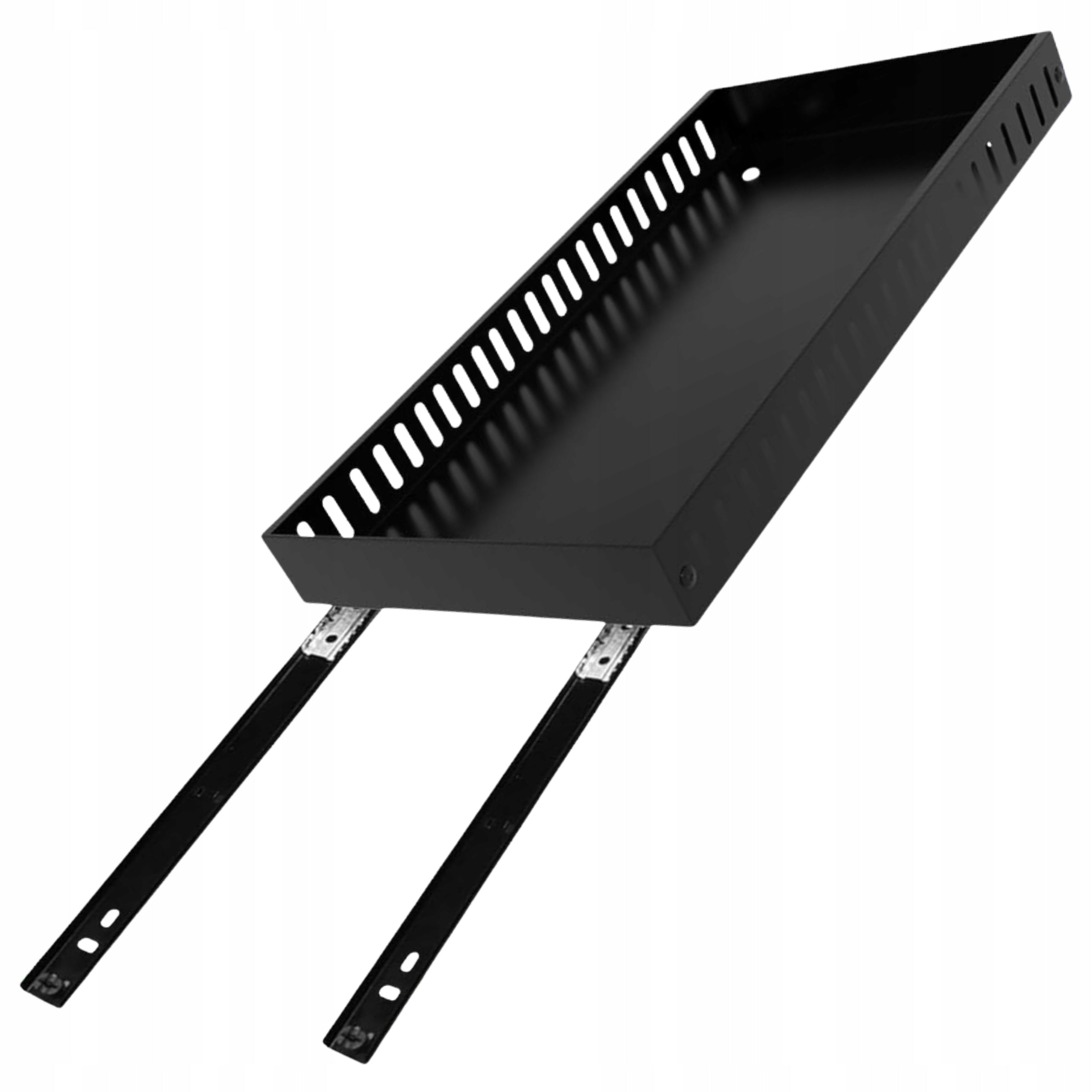 Kitchen Retractable Organizer For Cabinet Stand Black Spice Shelf Brand EdiBazzar