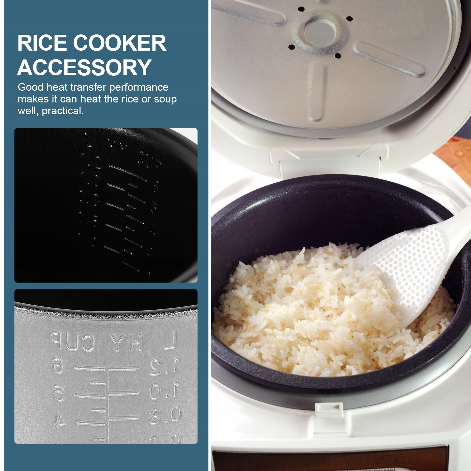 Kitchen Utensils Universal Indoor Rice Cooking Pot Dominant color multicolor