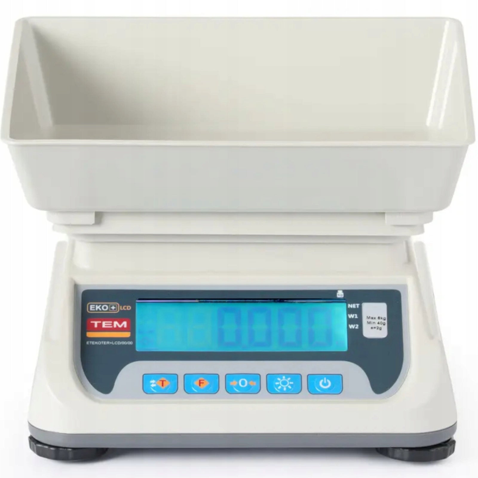 Kitchen scale with legalization M LCD RS232 ECO+ 15 kg / 5 g Brand TEM