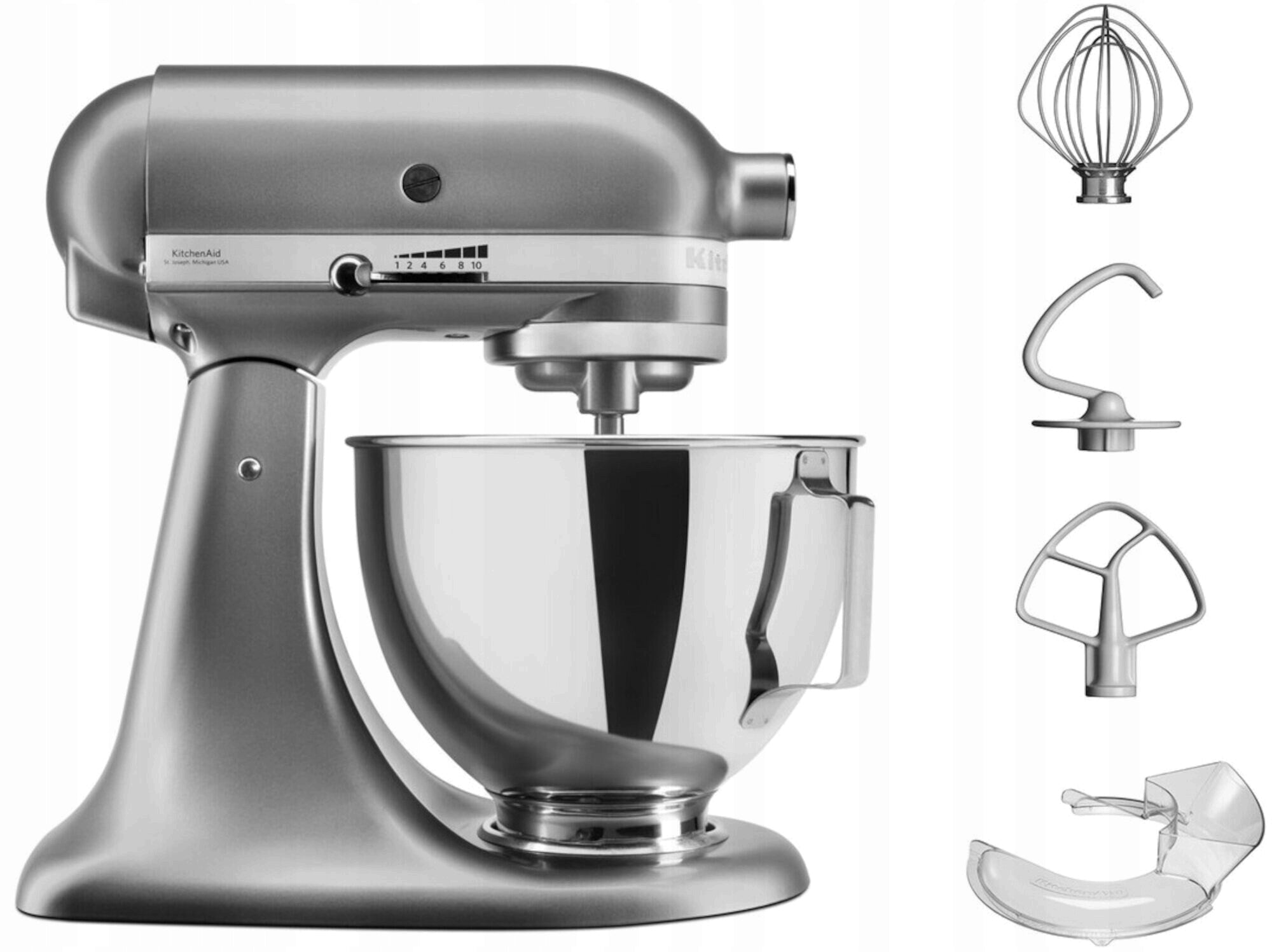 KitchenAid 5KSM95PSECU food processor 275 W 4,3 l silver