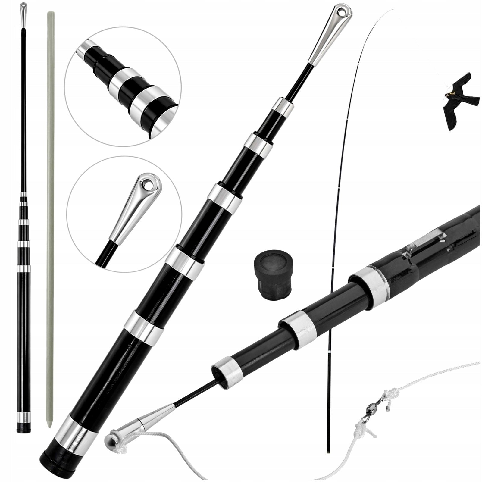 Kite Bird Repellent Falcon Hawk Set with Telescopic Mast 5m Brand QULKI