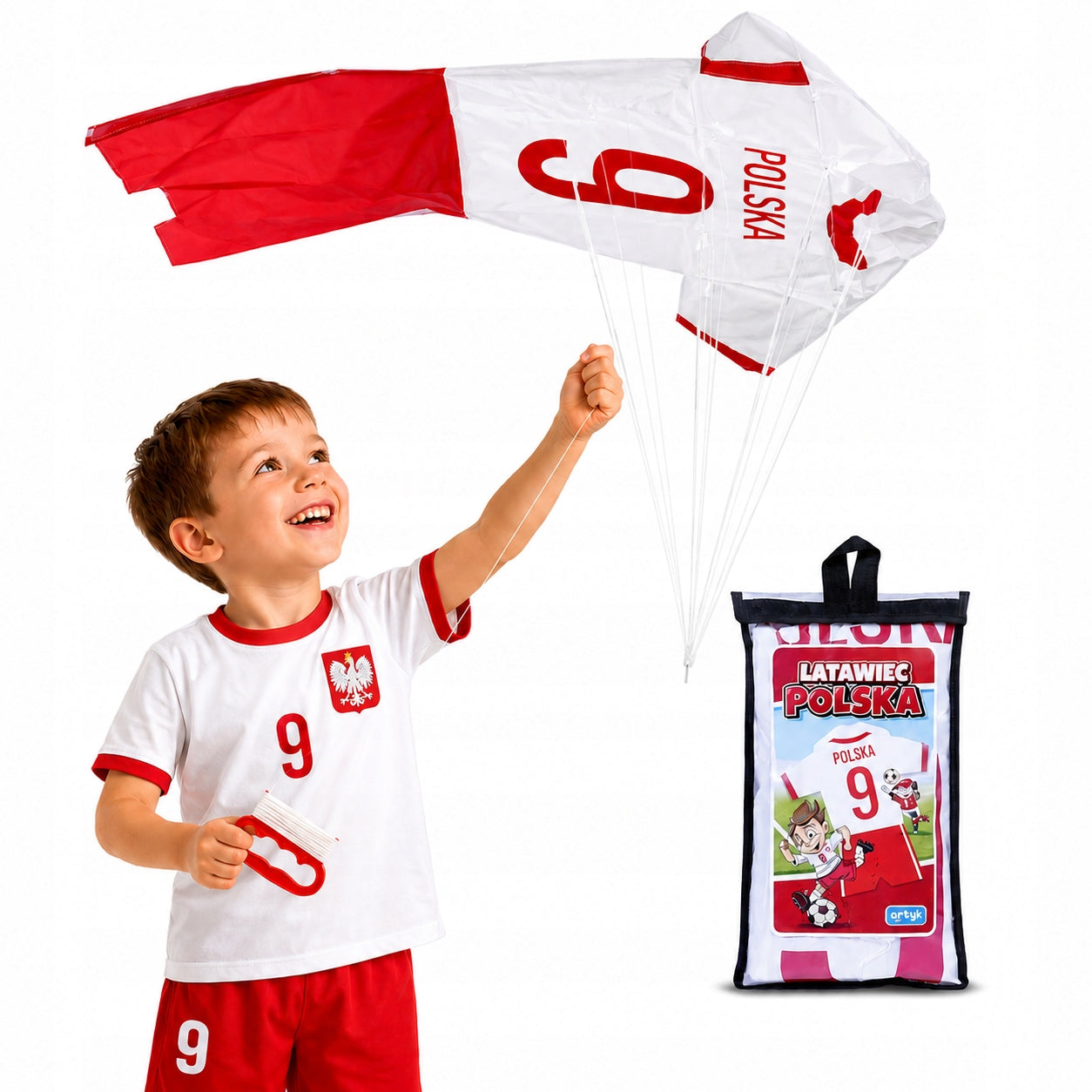 Kite Football Costume POLAND Little Athlete Football Fan Gadget