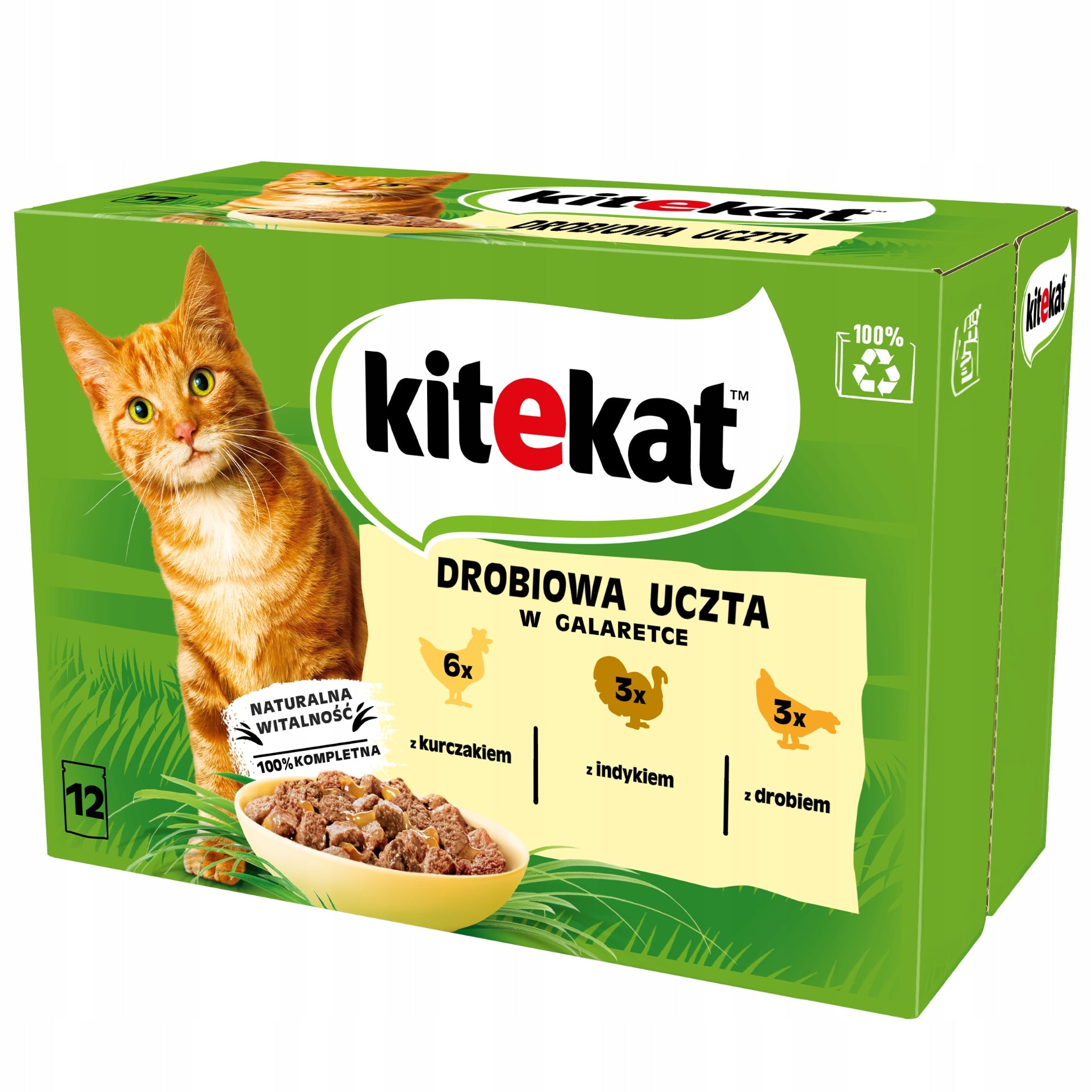 Kitekat Poultry Feast 12x85g Brand Kitekat