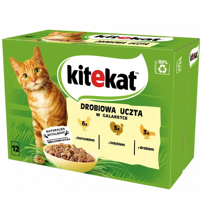 Kitekat Poultry Feast 12x85g